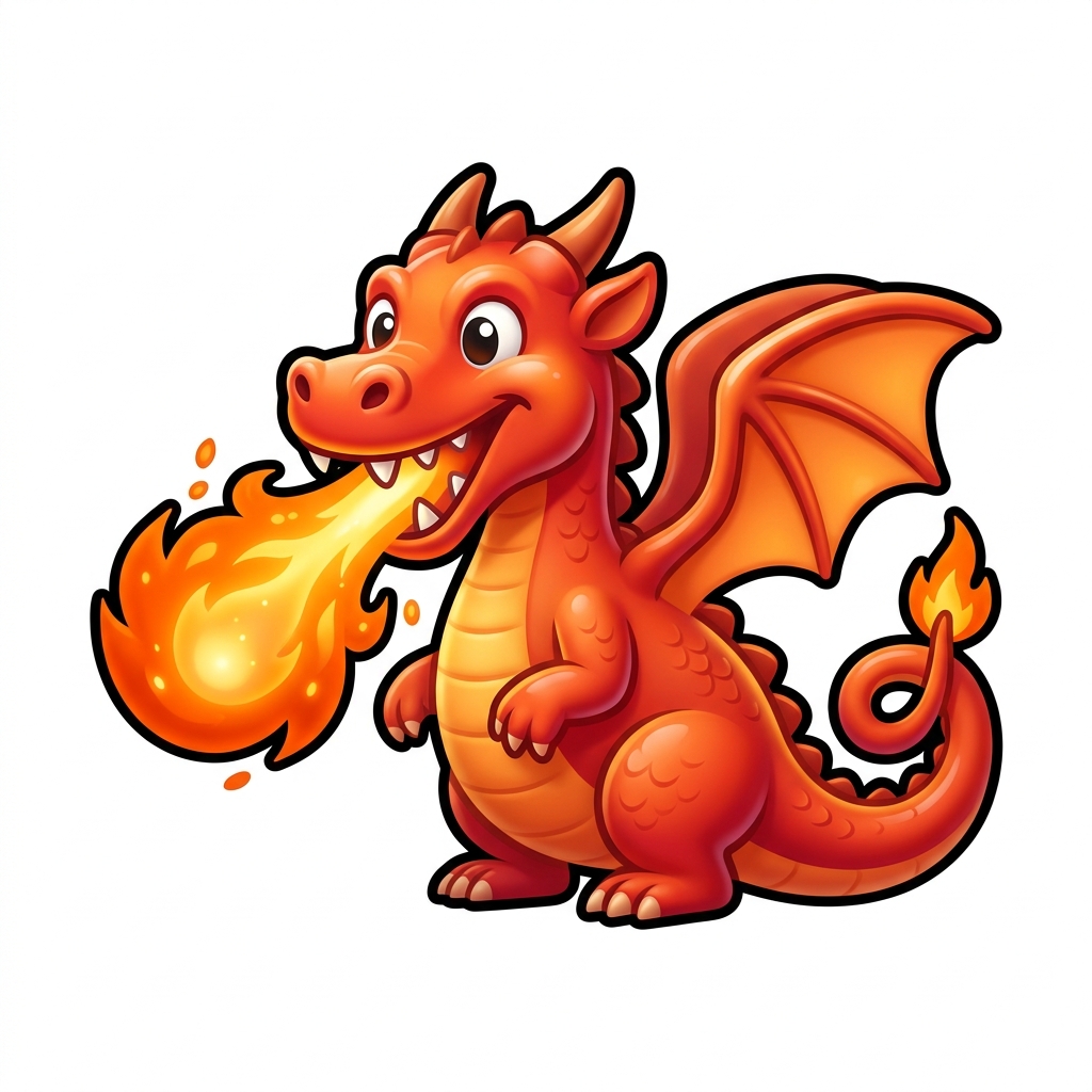 fire breathing dragon