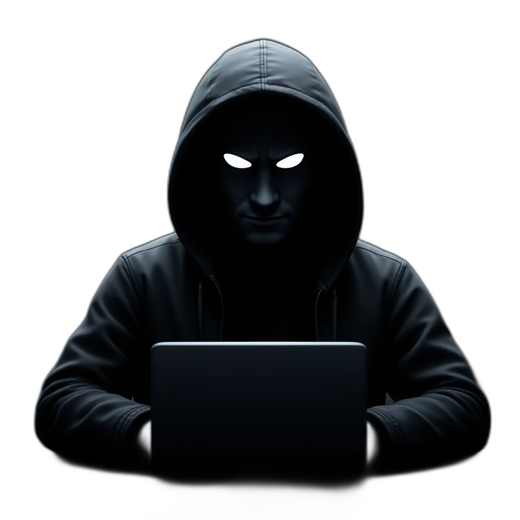 Dark hacker-emoji