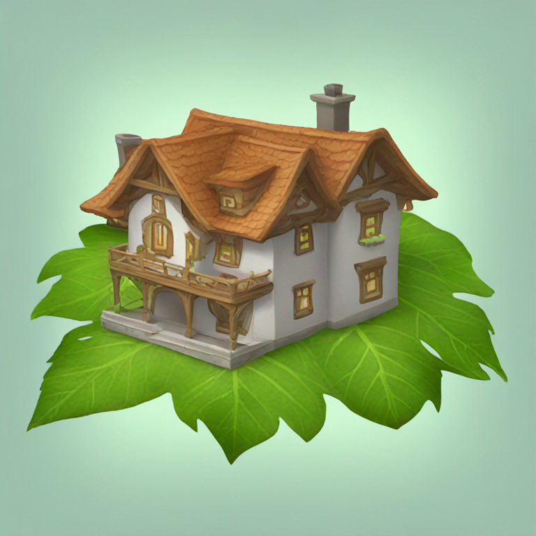 leaf villa-emoji