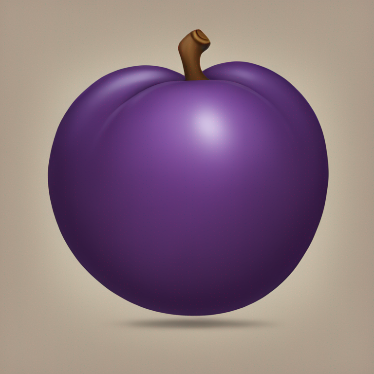 Plum-emoji