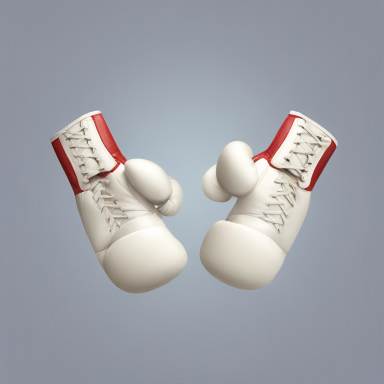 two boxing gloves against each other-emoji