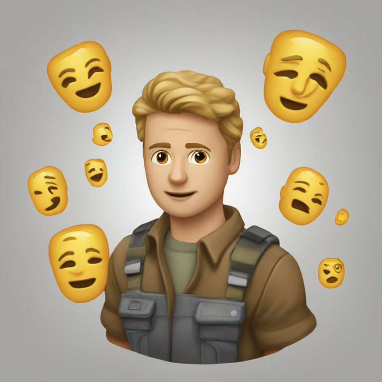 it-tukihenkilö korjaamassa läppäriä-emoji