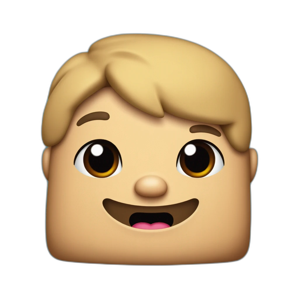 وجه دائري بتدرج من البنفسجي إلى البرتقالي، مع تعابير صدمة وعرق، يشبه إيموجيات iOS”-emoji