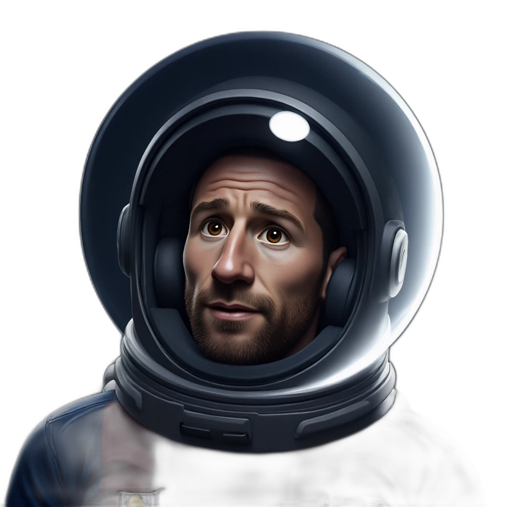 messi in space-emoji