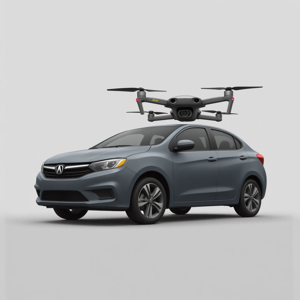 Creating a design for a car that contains an image of a drone-emoji