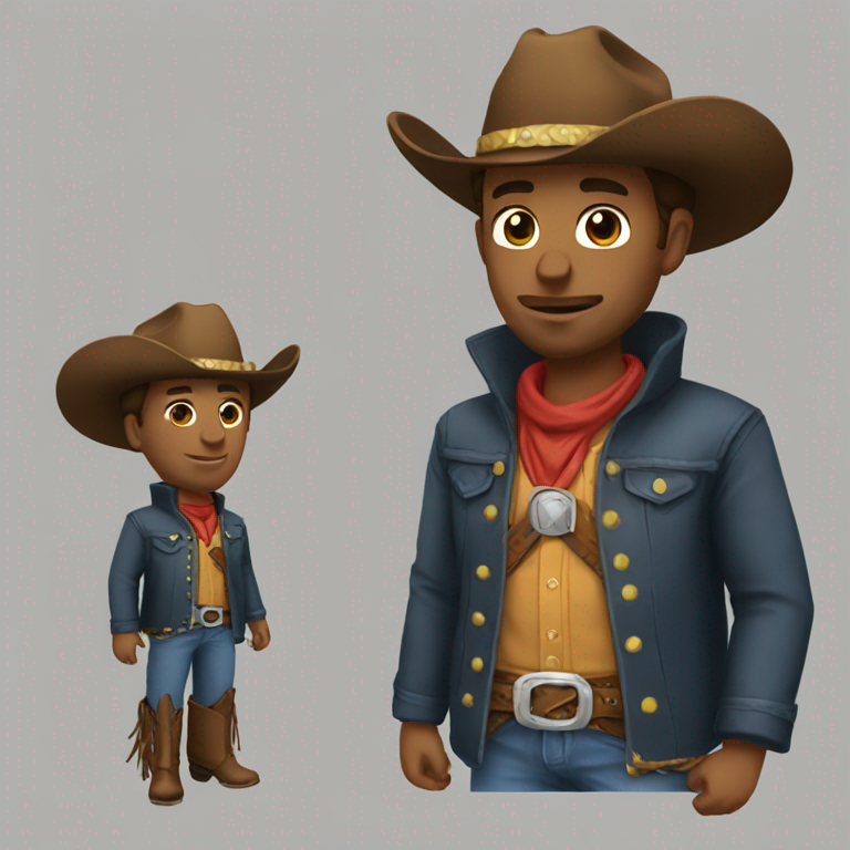 cowboy with lazzo-emoji