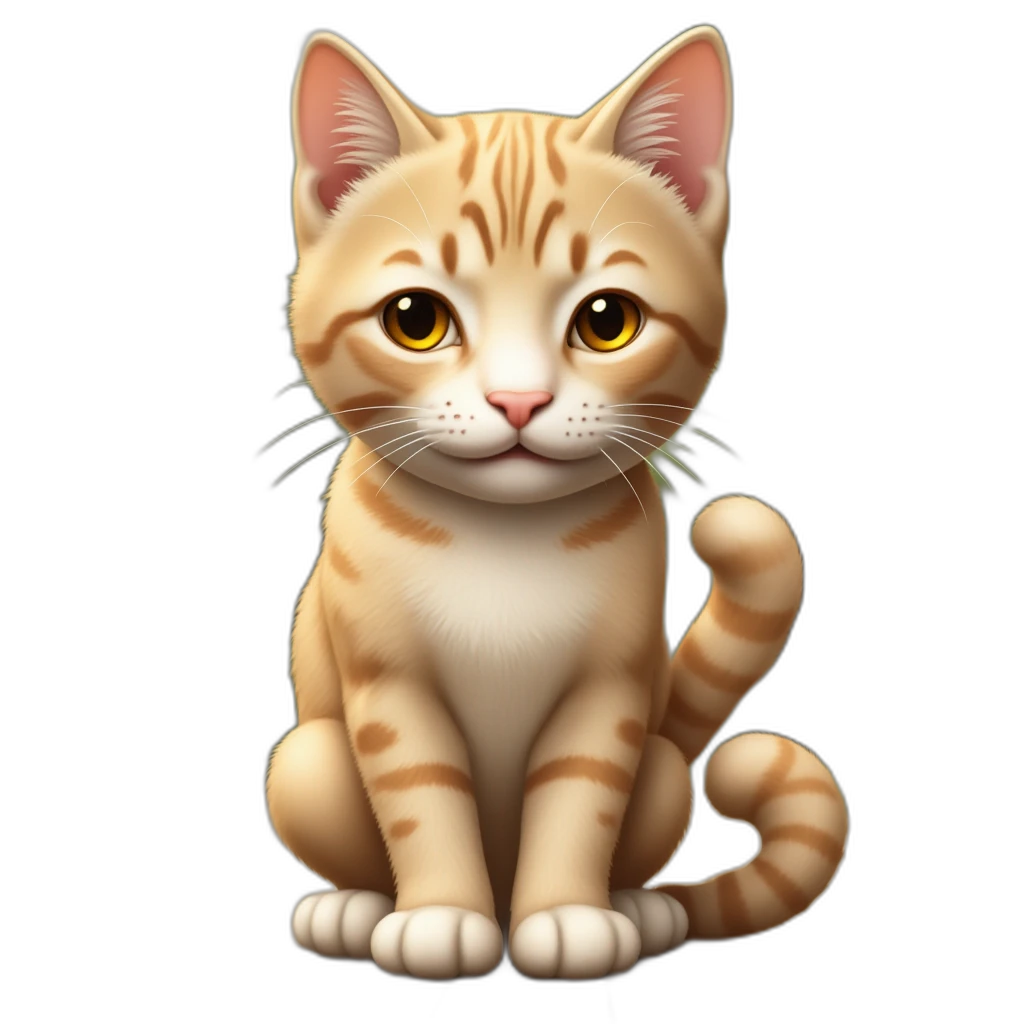 a cute cat-emoji