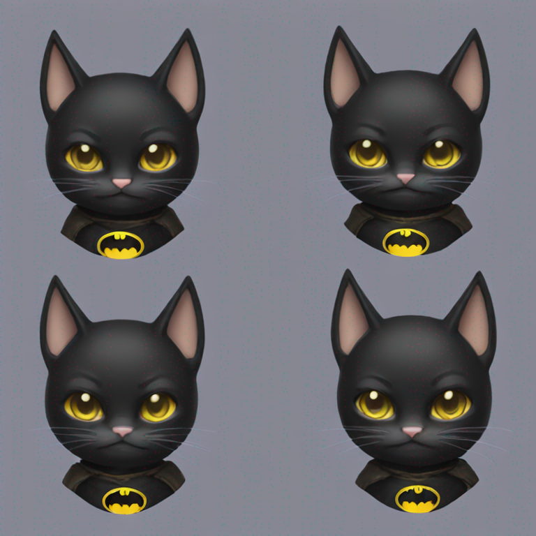 Batman cat-emoji