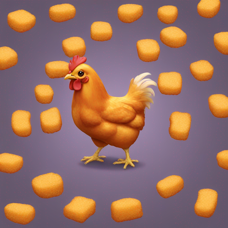 chicken nugget-emoji