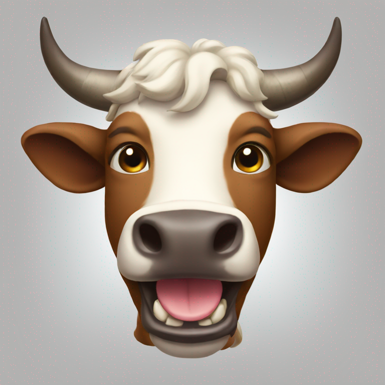 happy bull-emoji