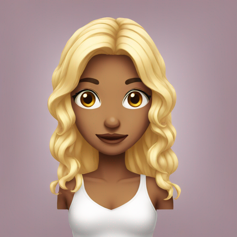 a cute sexy girl-emoji