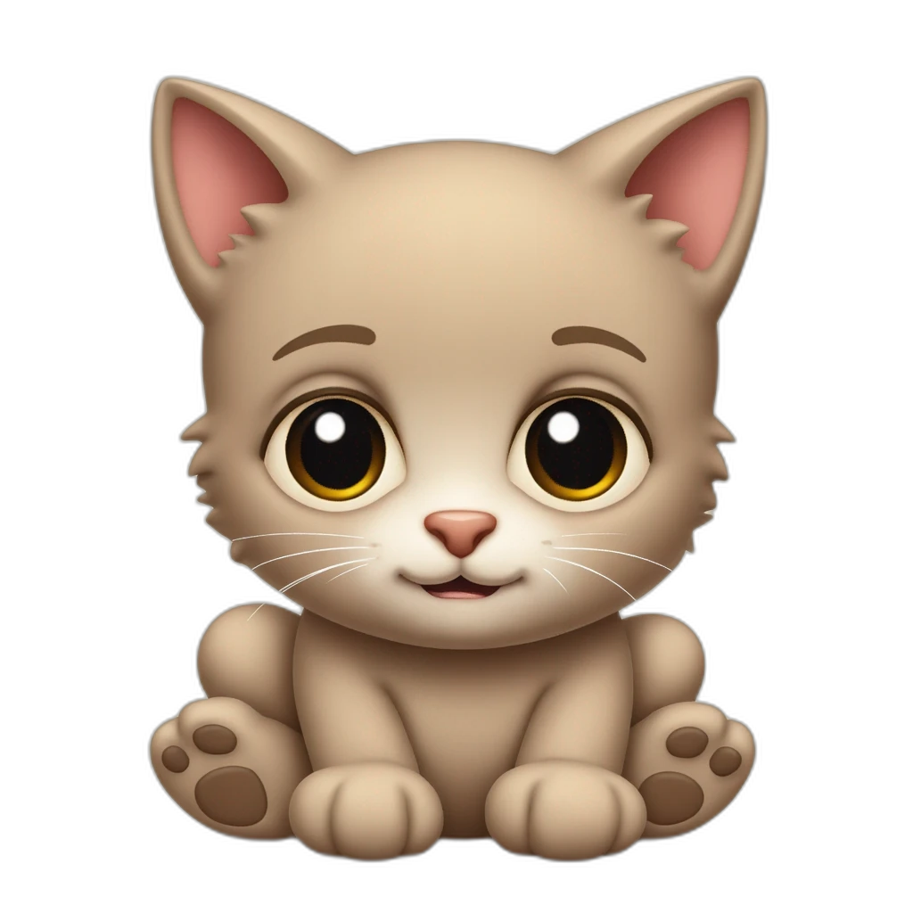 Cute cat-emoji