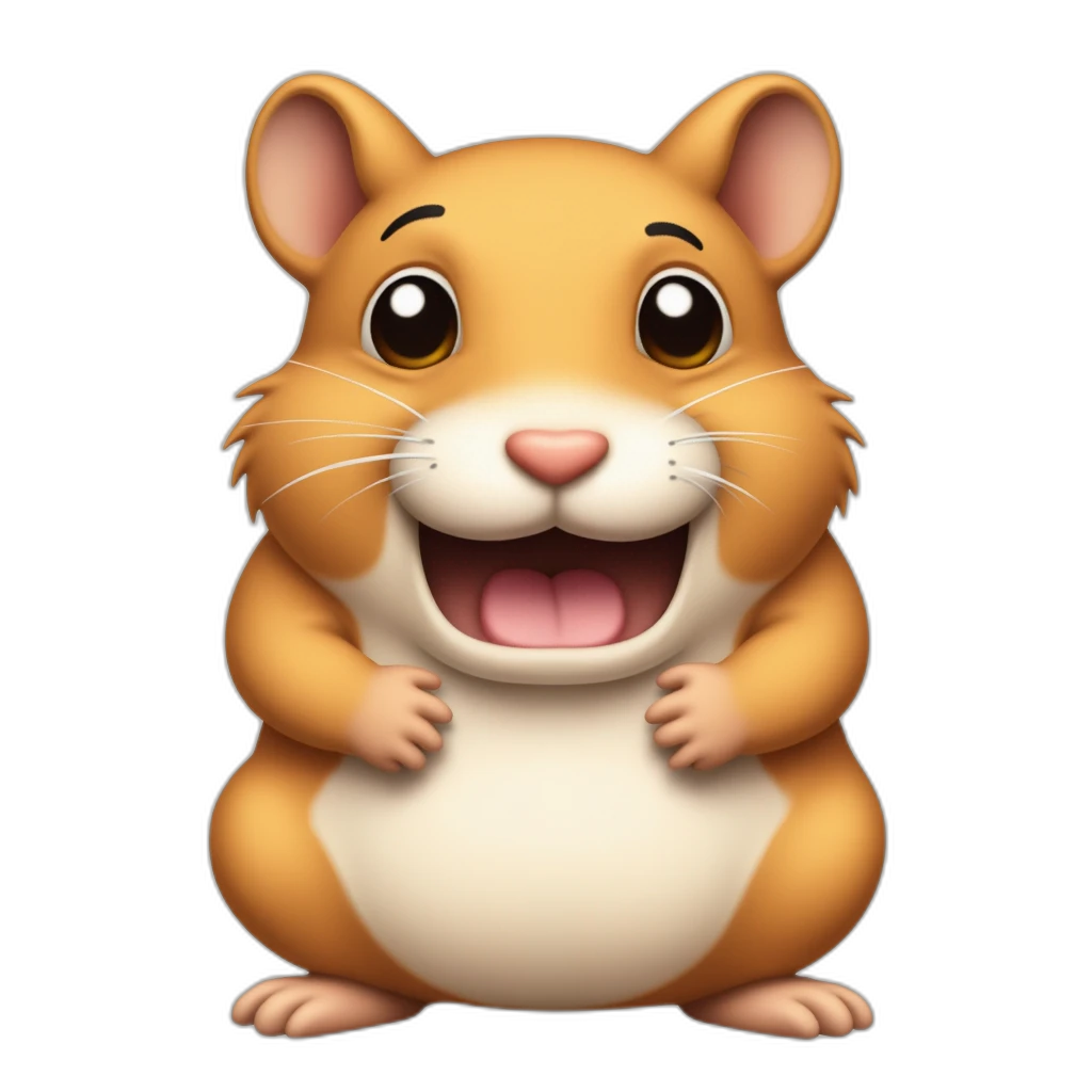 Hamster crying laughing-emoji