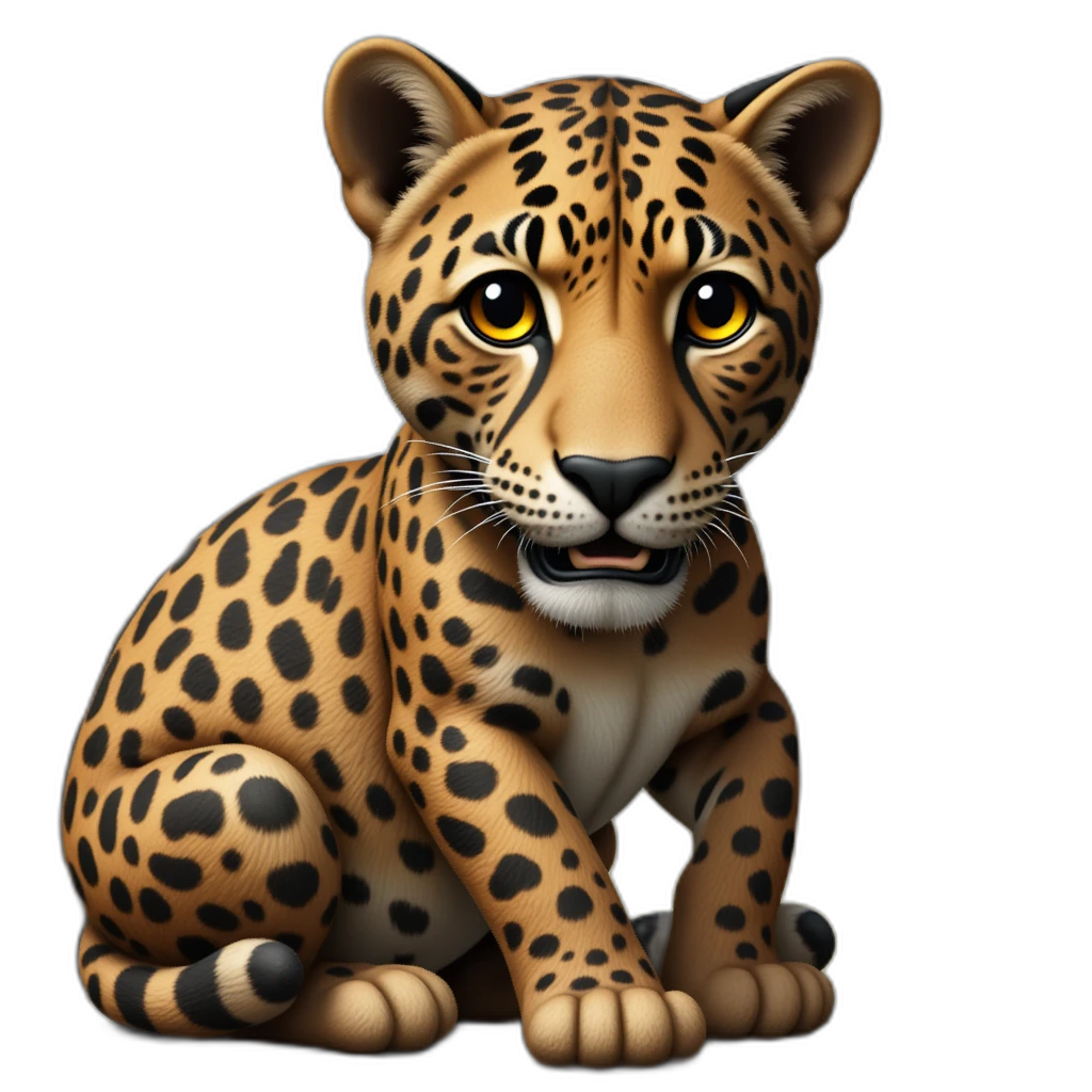 Leoparlı kurdele-emoji