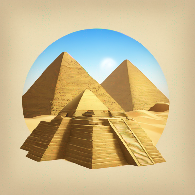 egypt pyramide smile-emoji