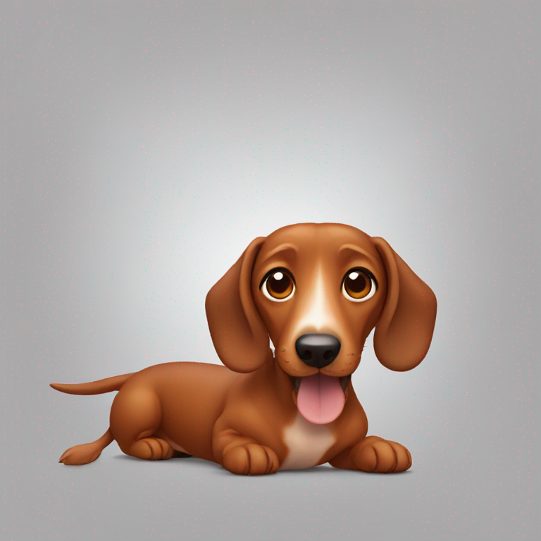 sausage dog-emoji