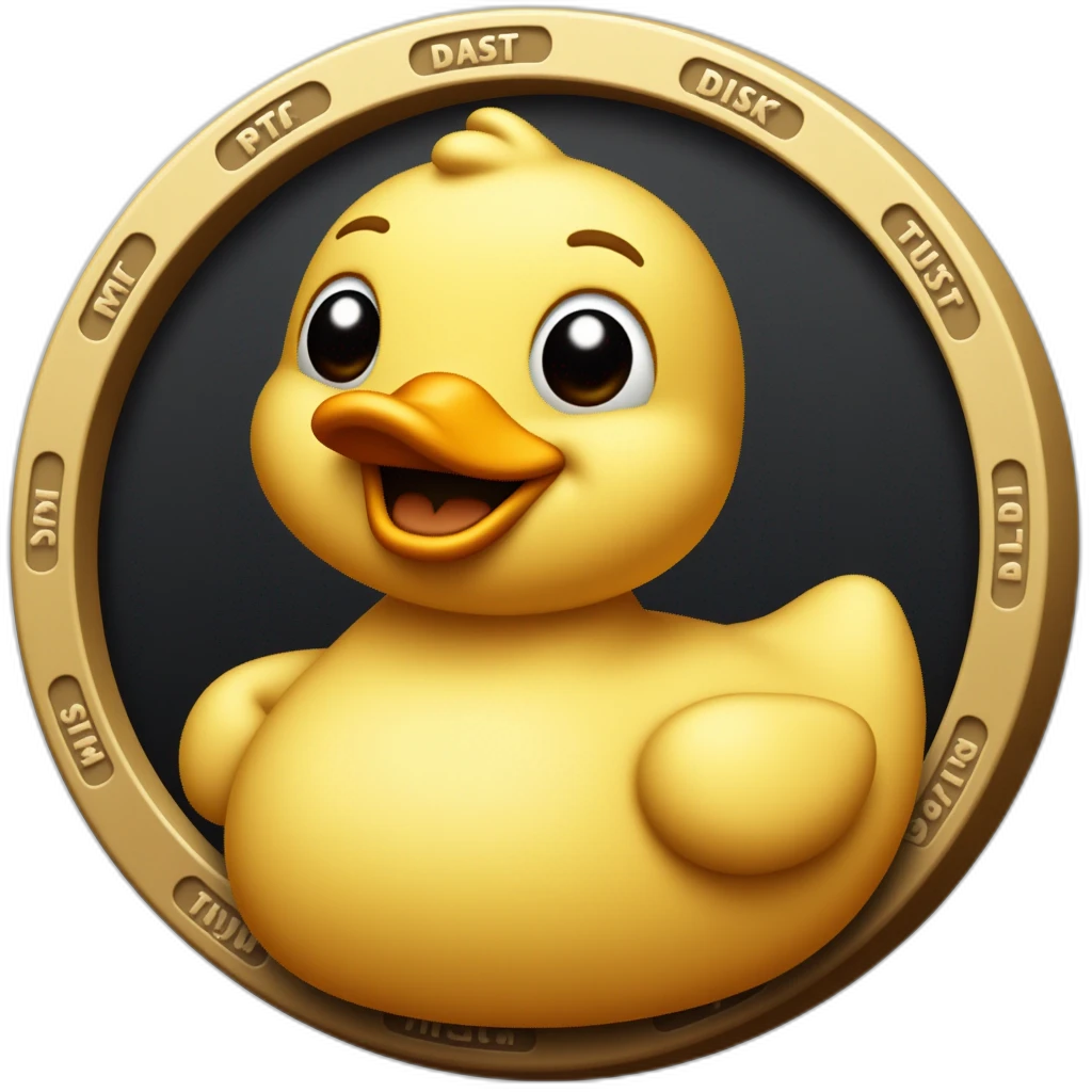 music duck coin-emoji