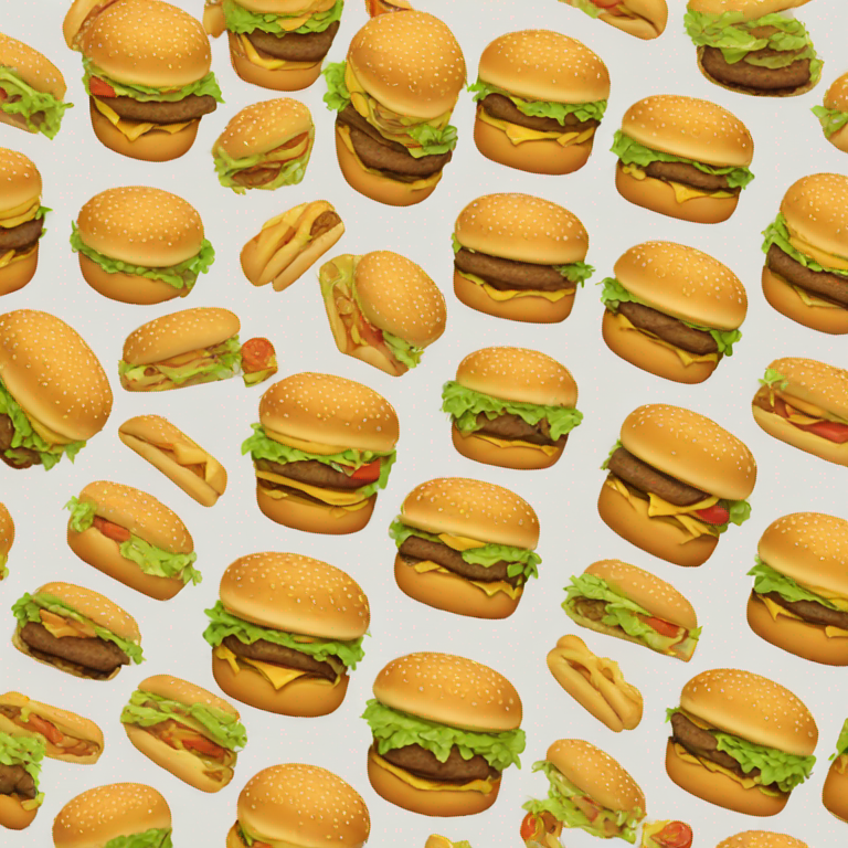 A big mac-emoji