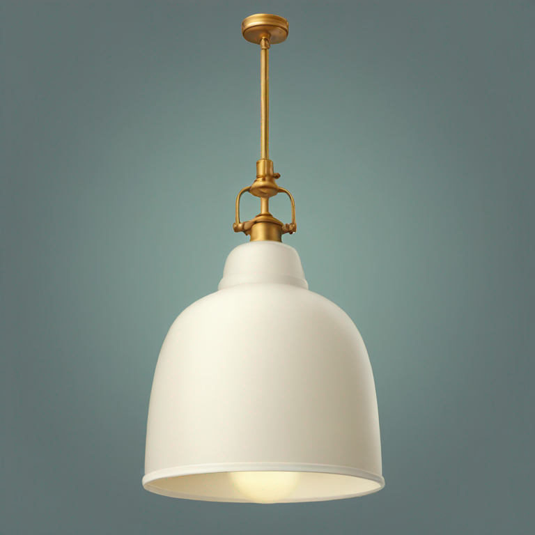 Vintage pendant light-emoji