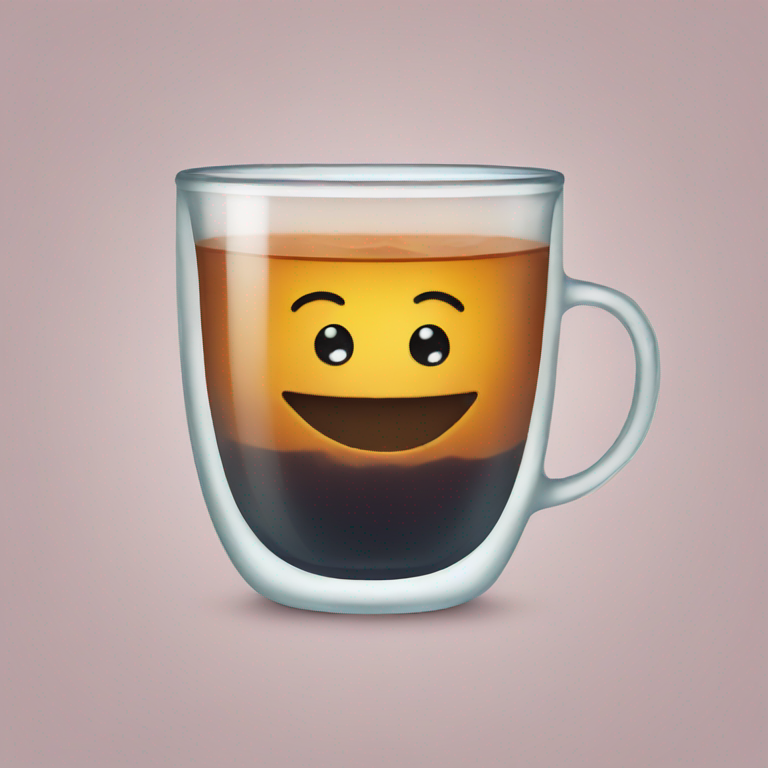 tea in a glass cup-emoji