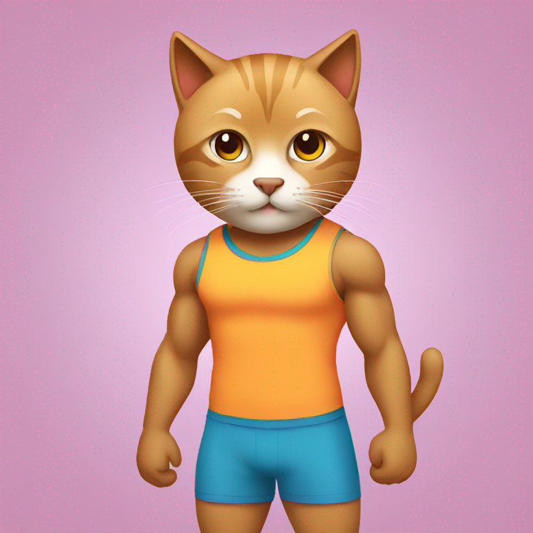 gato fitness-emoji