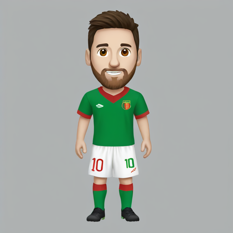 Messi drapeaux Sénégal-emoji