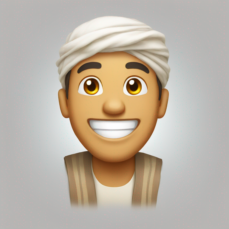 Omani man laughing-emoji