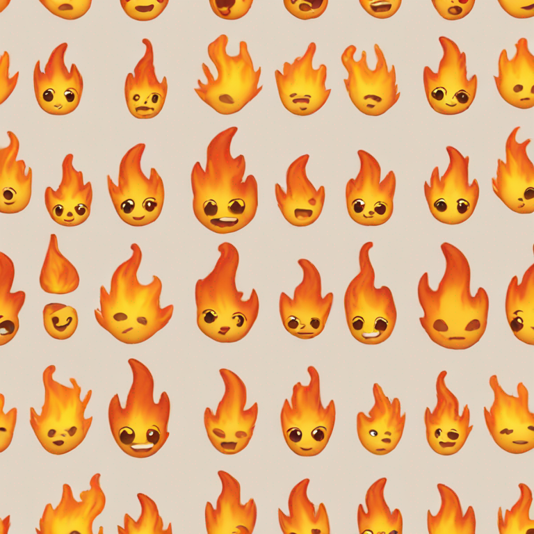 cute flame toy-emoji