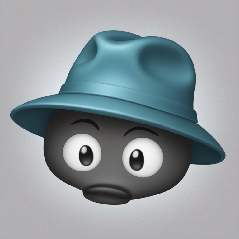 un polipo con il cappello-emoji