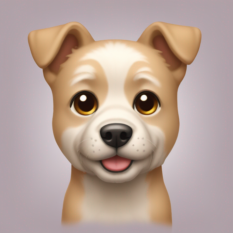 un perro lindo y pequeno-emoji