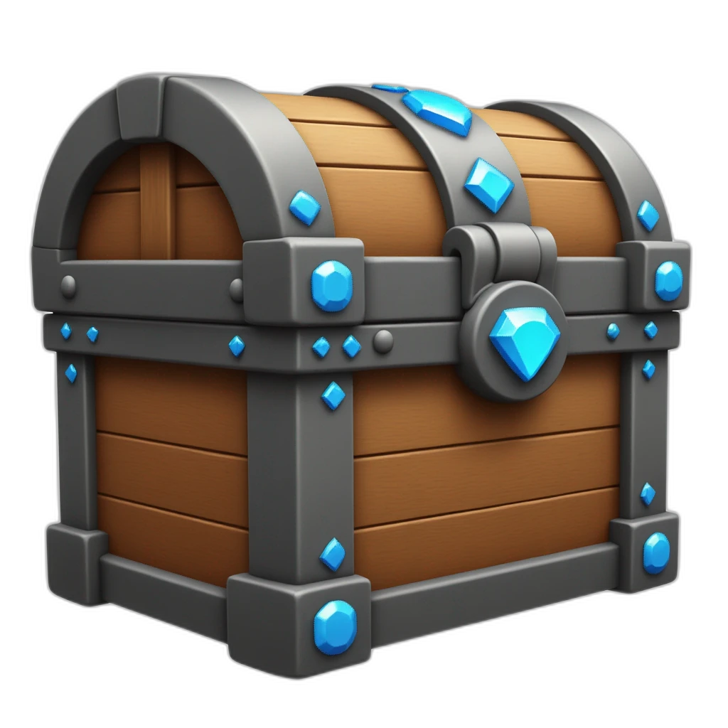 treasure chest with diamonds-emoji
