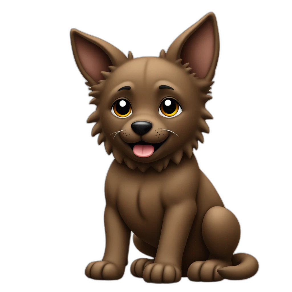 big dog-emoji