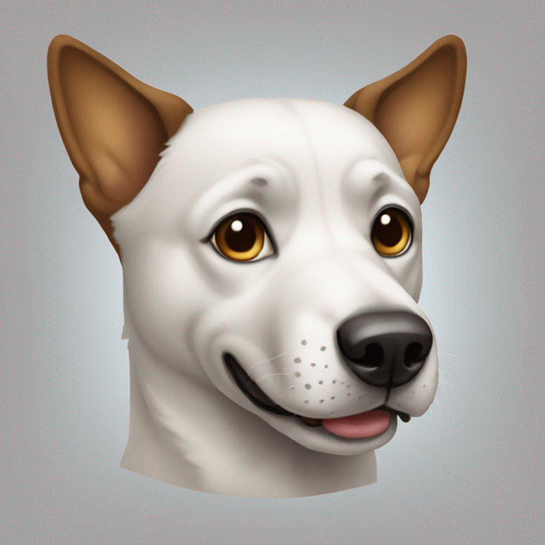 un lindo perro-emoji