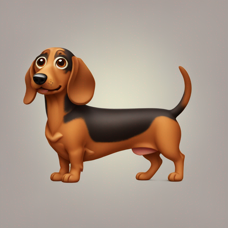 sausage dog-emoji