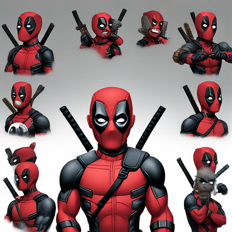 deadpool of marvel-emoji