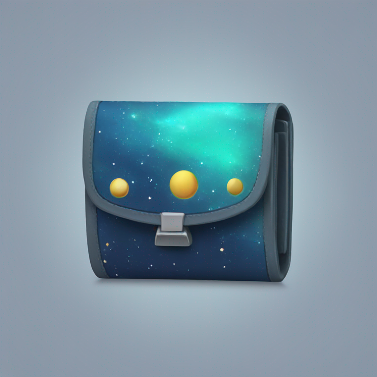 Space wallet (animated emoji)-emoji