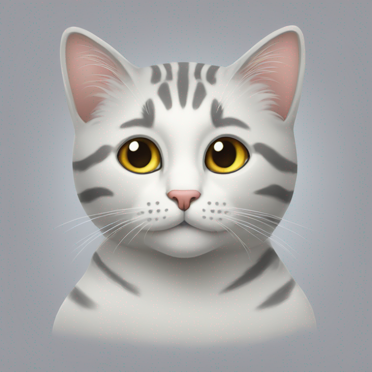 білий котик-emoji