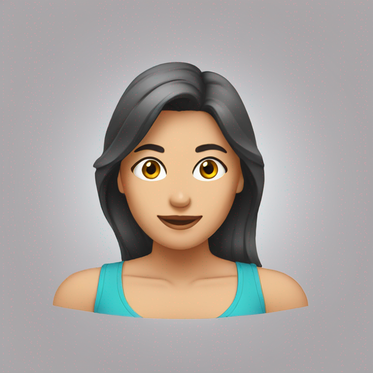 mujer gym-emoji