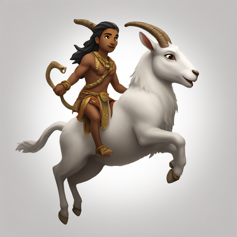 shiva riding a goat-emoji