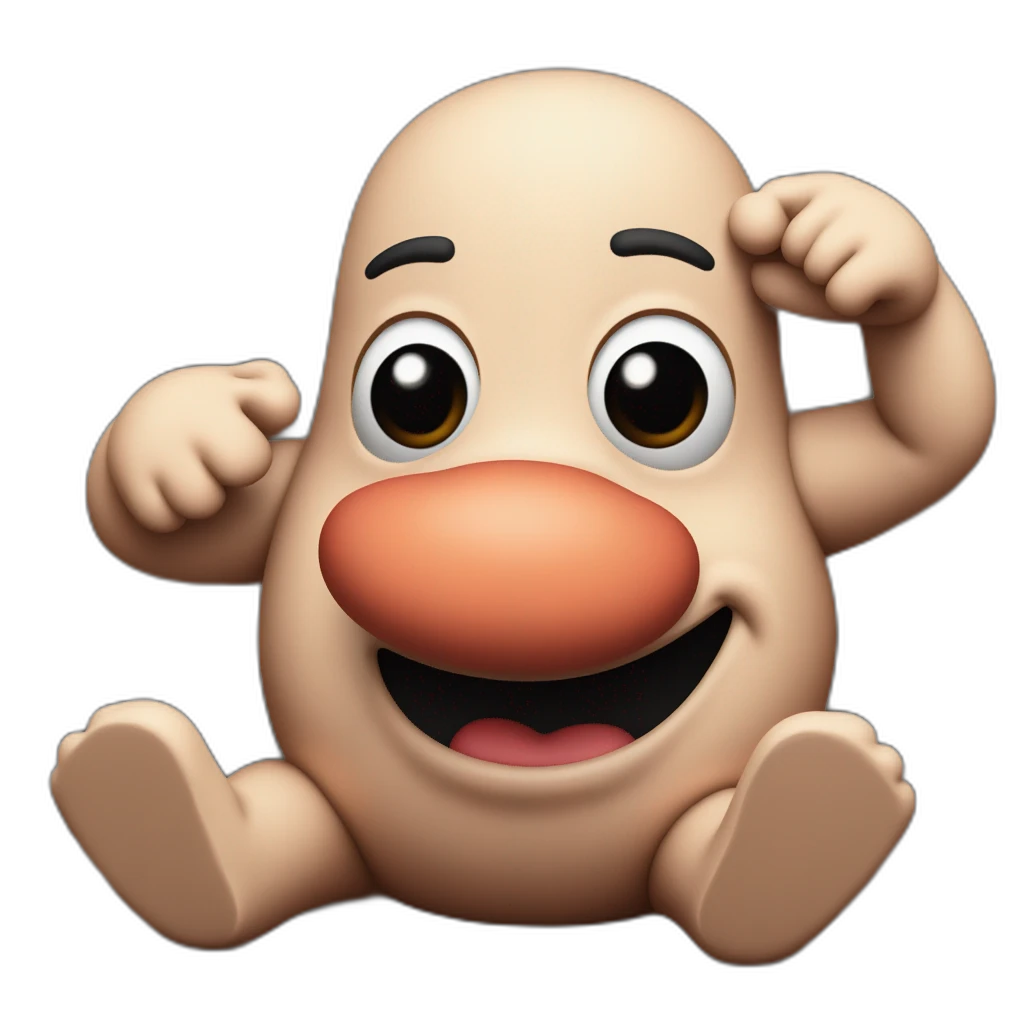 um penis fofo piscando-emoji