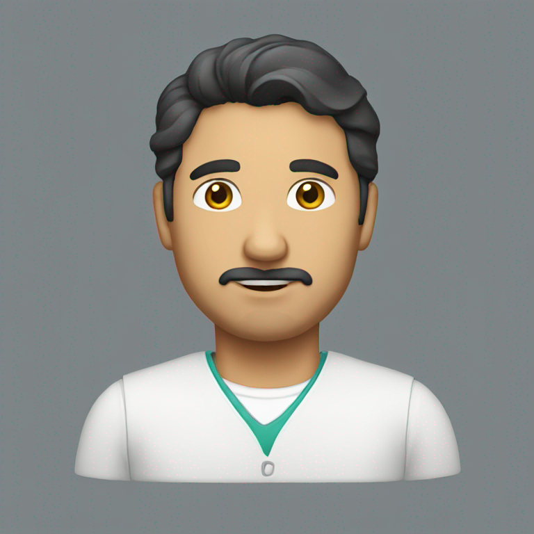 A white Mexican academic supervisor with dark hair and a bit of stubble-emoji