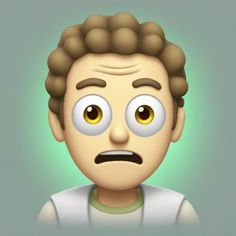 Morty from "Rick & Morty"-emoji