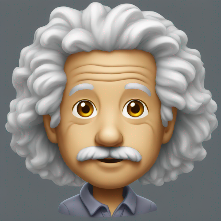 albert einstein african-emoji