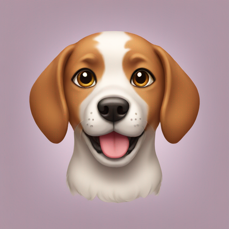 a cute dog-emoji