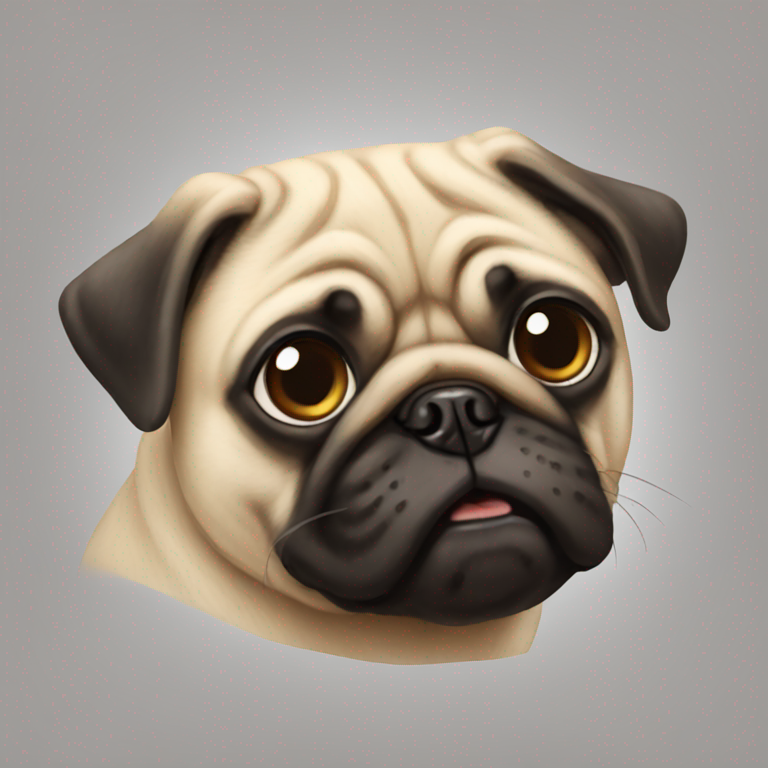 pug dog-emoji