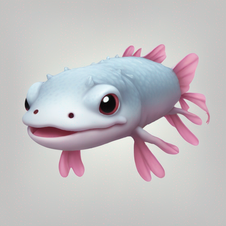 an axolotl-emoji