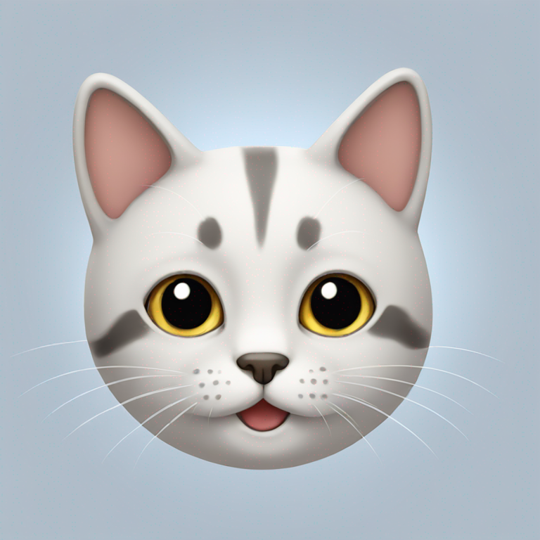 a cute cat-emoji