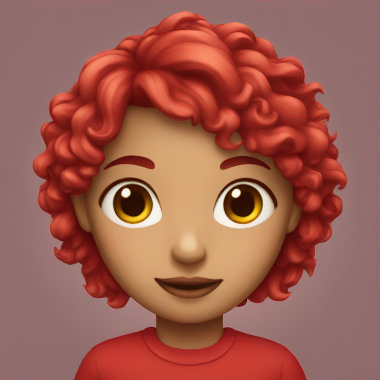 Red girl-emoji