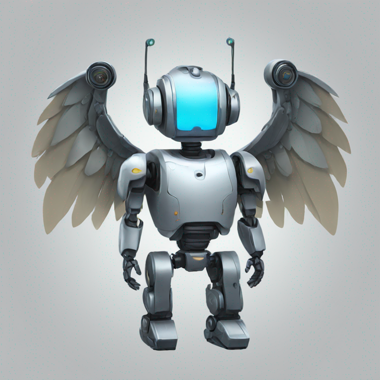 ROBOT WITH WINGS-emoji