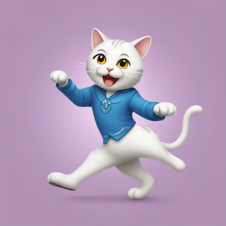 dancing cat-emoji